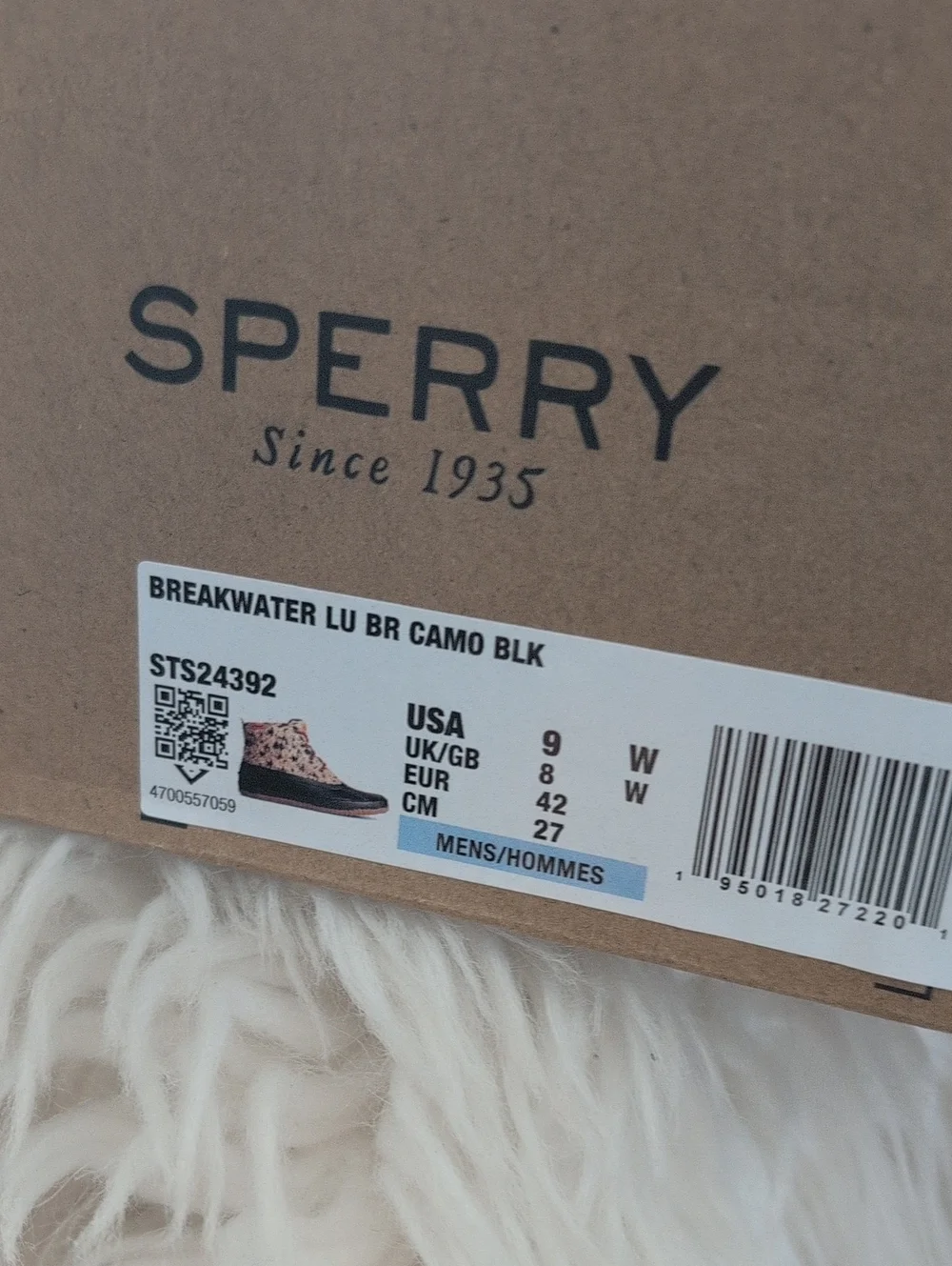Sperry Men's Breakwater Lu Br Camo/Black Duck Boots